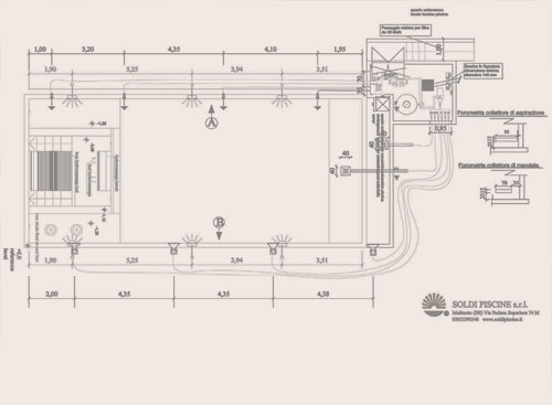 Soldi piscine piscine su misura e in mosaico Costruzione piscina in cemento armato